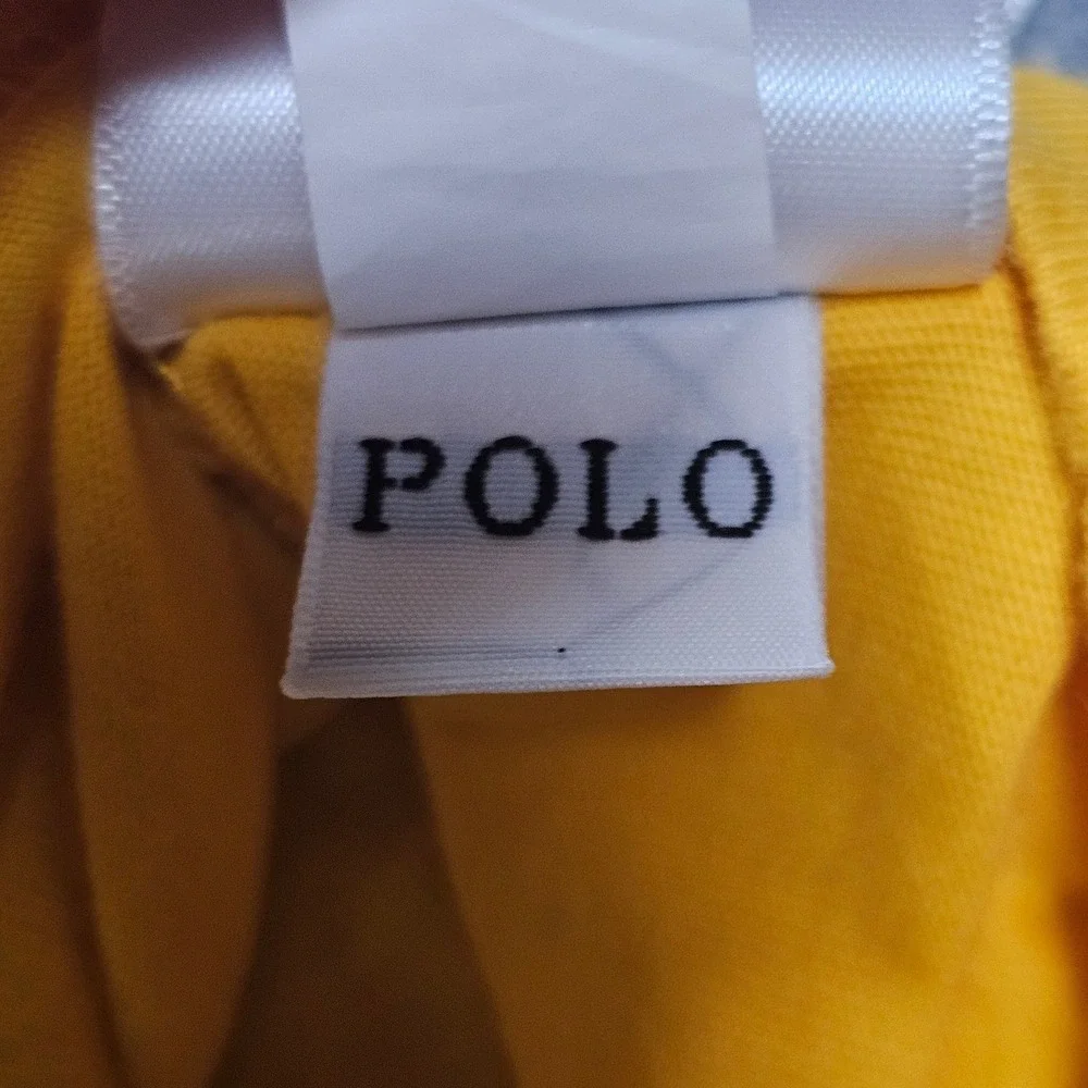 Polo Ralph Lauren T-Shirt 2LT Big Pony Classic Fit Graphic Tee Crewneck Yellow